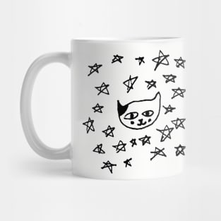 Starry Kitty Mug